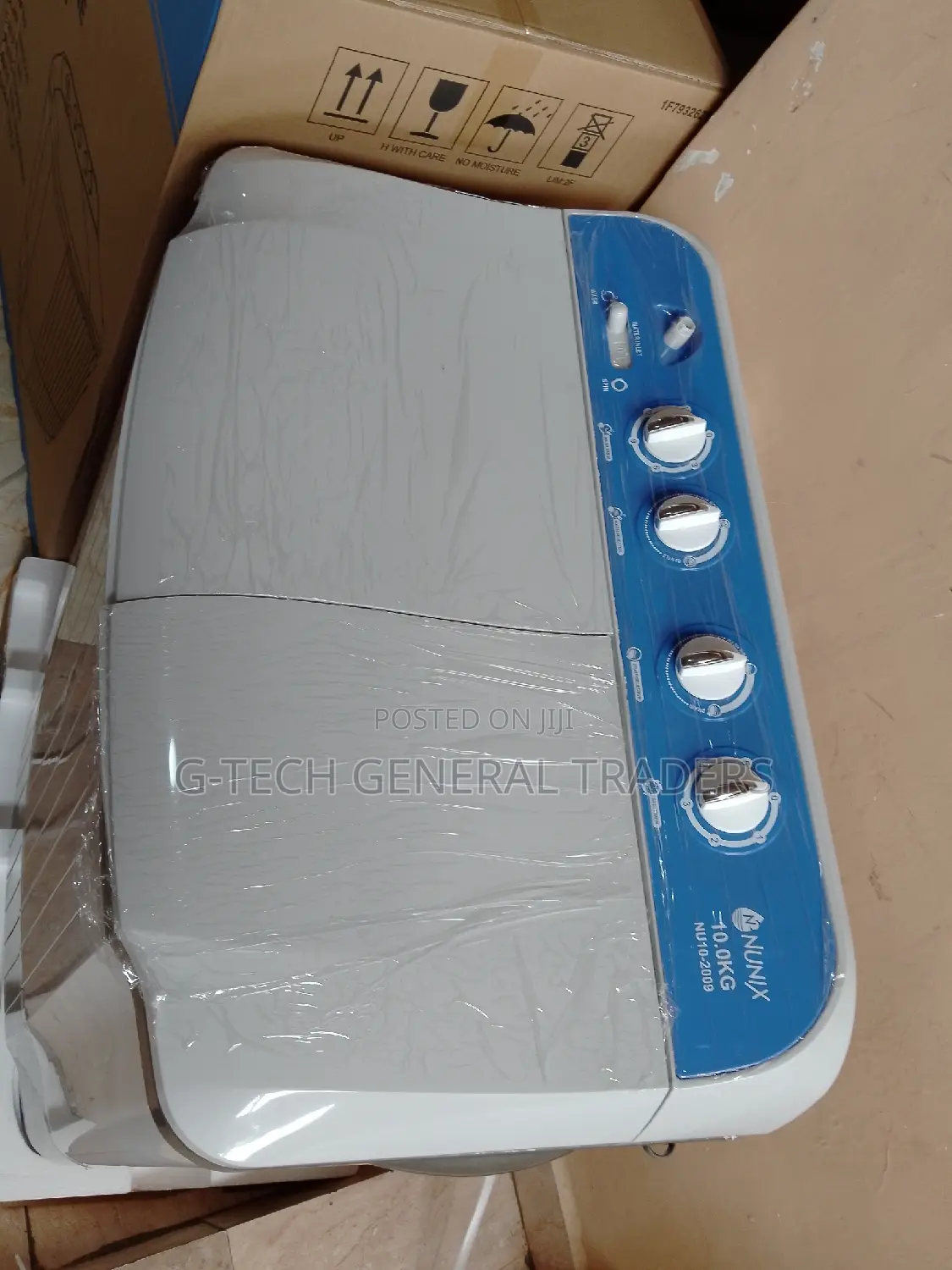 Nunix Nu10-2009 Semi Automatic Washing Machine -10kg