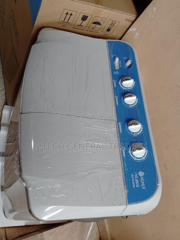Nunix Nu10-2009 Semi Automatic Washing Machine -10kg - thumbnail 3