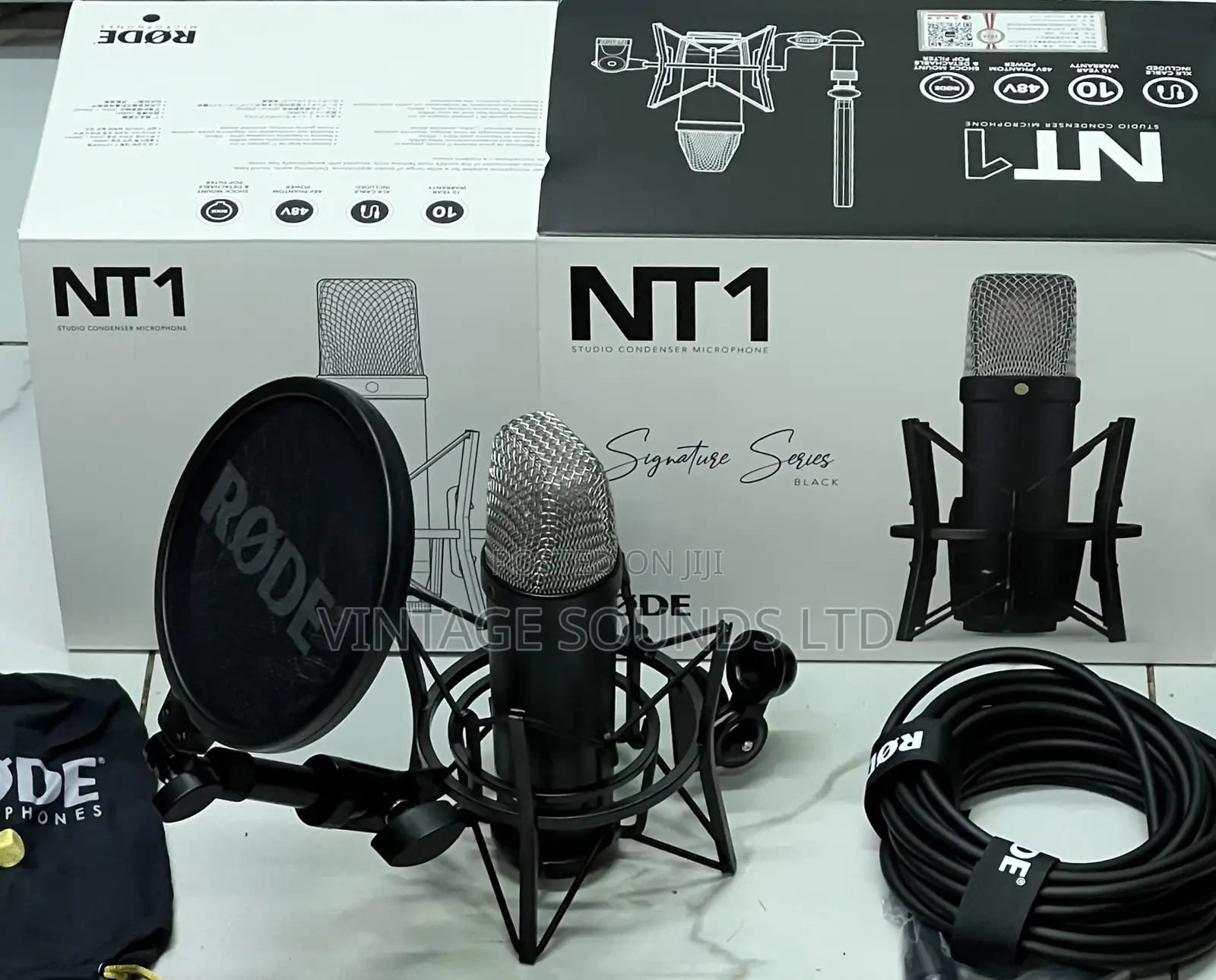 Rode Studio Condenser Microphone Rode Nt1 Signature Series
