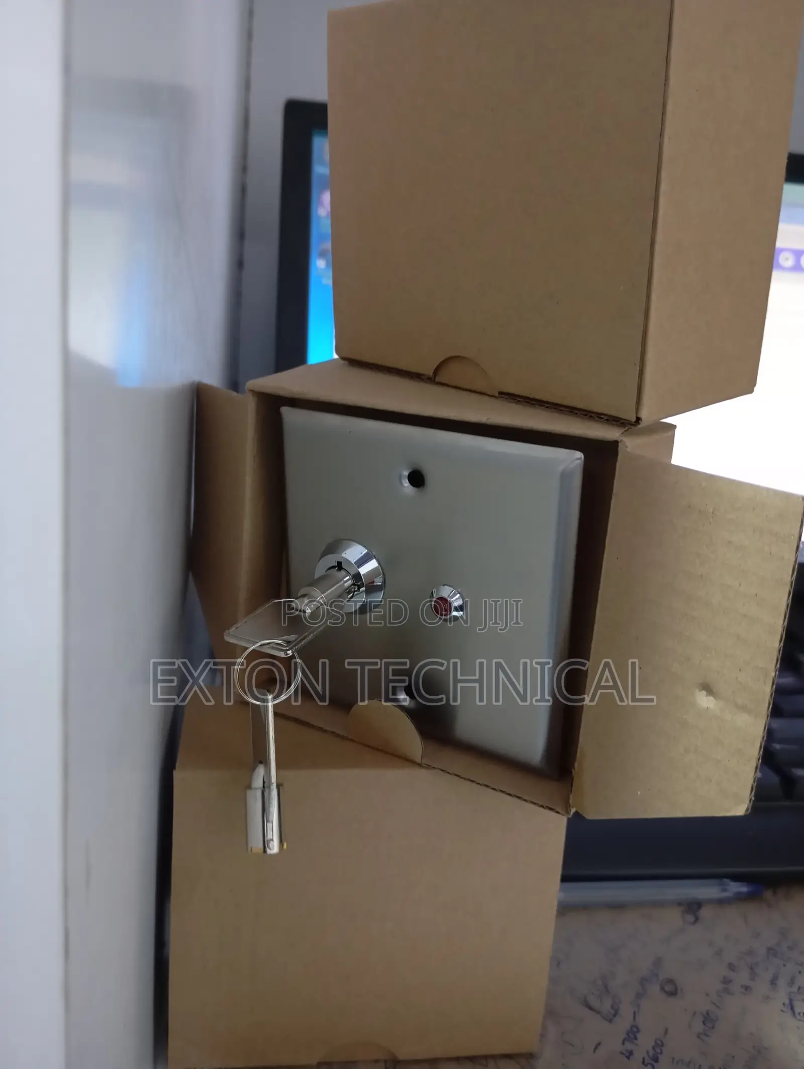 Stainless Steel Keyswitch With LED