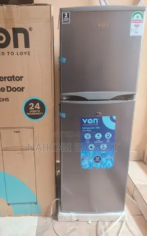 Von 138litres Double Door Refrigerator