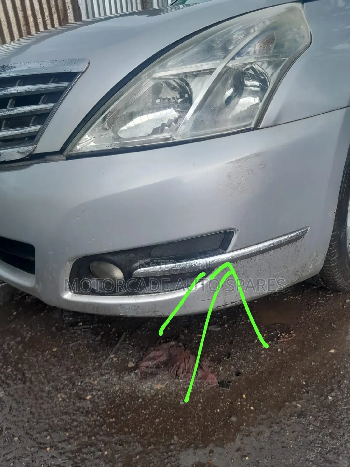 Nissan Teana J32 Bumper Chrome