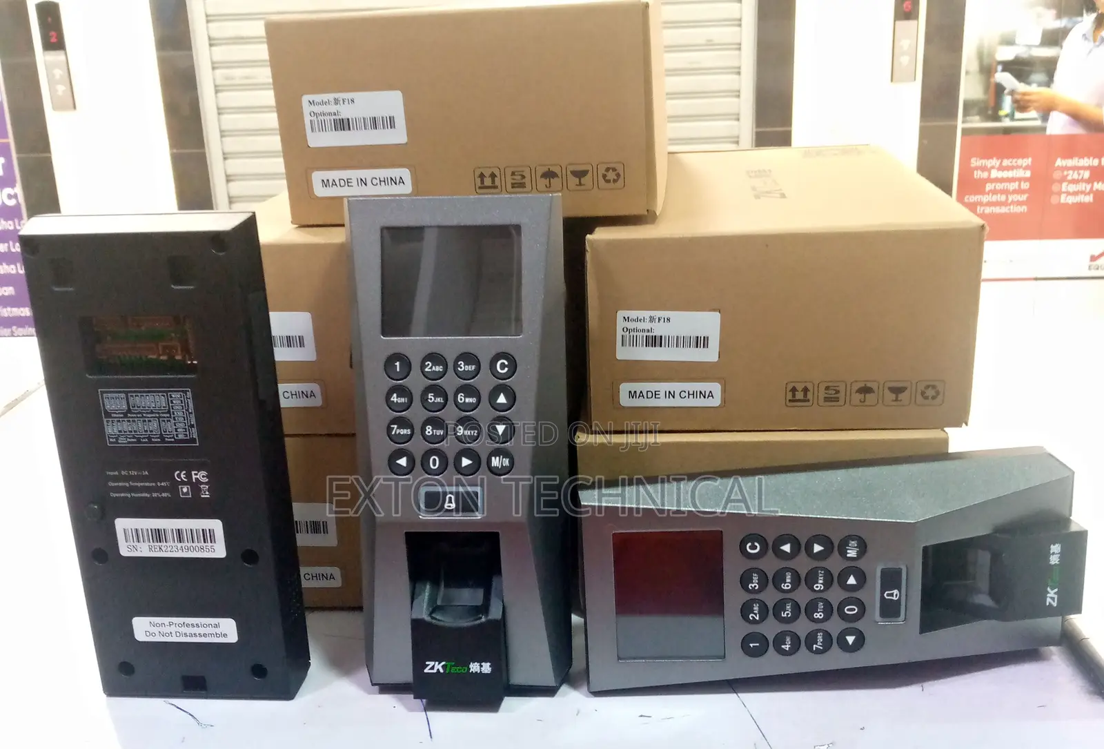 Zkteco Advanced Access Control Assistance F18 Biometric