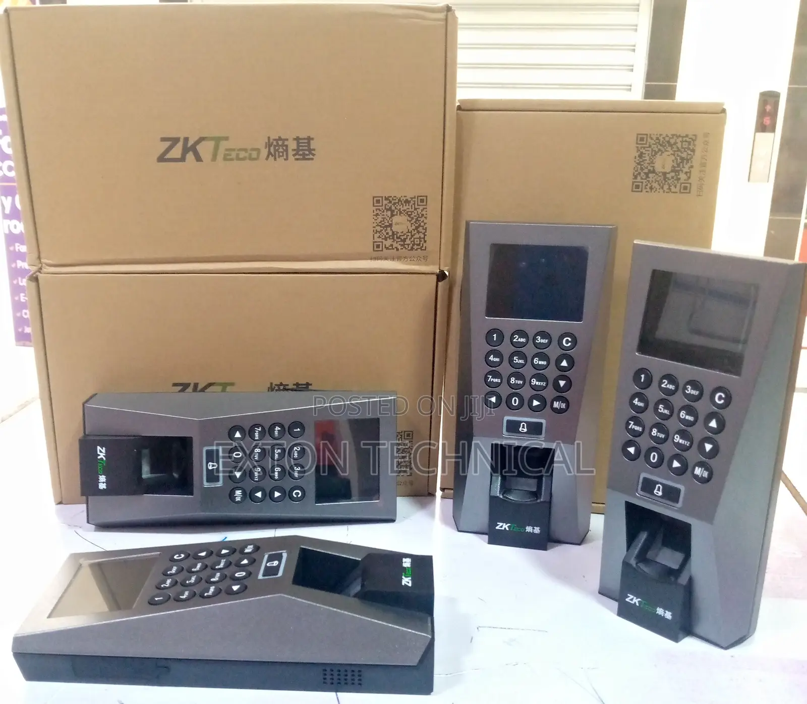 Zkteco F18 Biometric Fingerprint,Code & RFID Stand Alone
