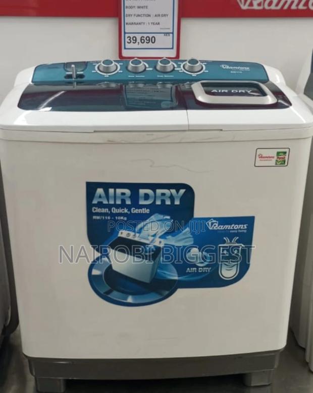 Quality Brand New Ramtons 10kgs Twin-tub Washing Machine