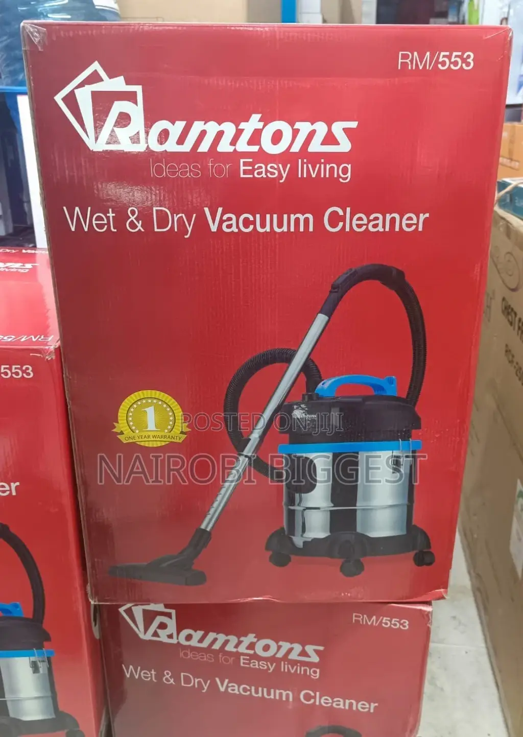 Original Ramtons Wet and Dry Vacuum Cleaner