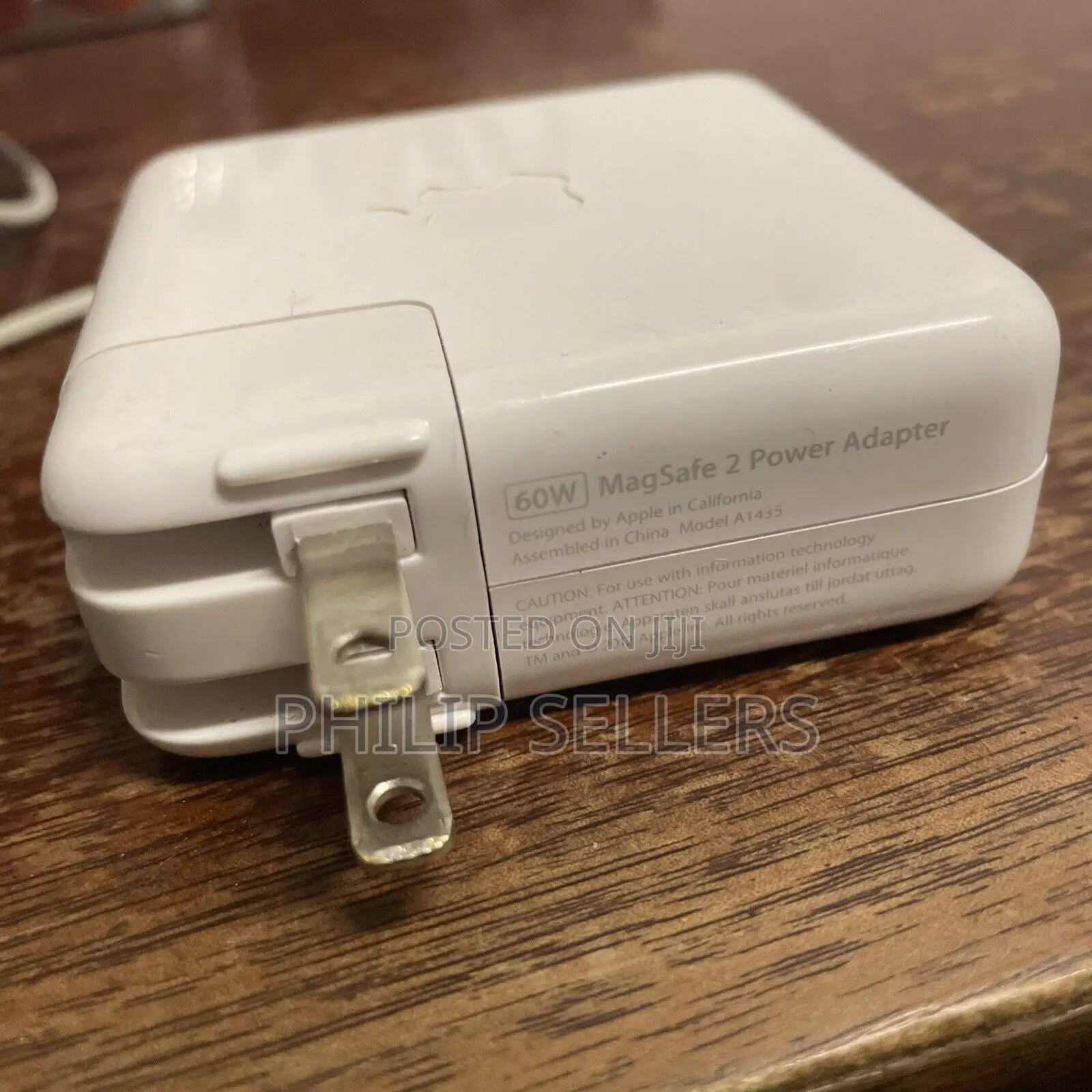 Apple Genuine 60W Magsafe 2 Power Adapter (A1435) for Macboo
