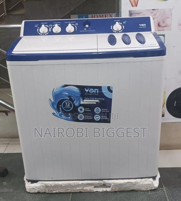 Von Valw-12mfw 12kg Twin Tub Washing Machine