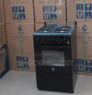 50×55 Euroken 3+1 Standing Cooker With Electric Oven Cooker