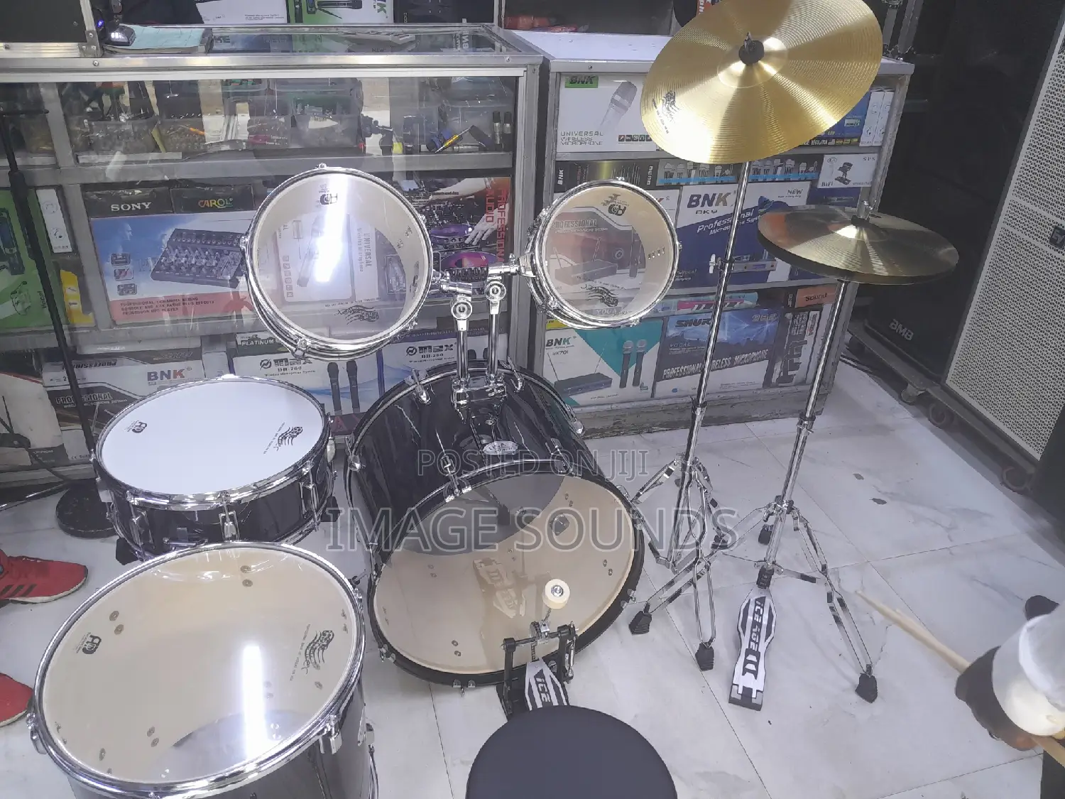 Drumset USA Power - Acoustic Color Black