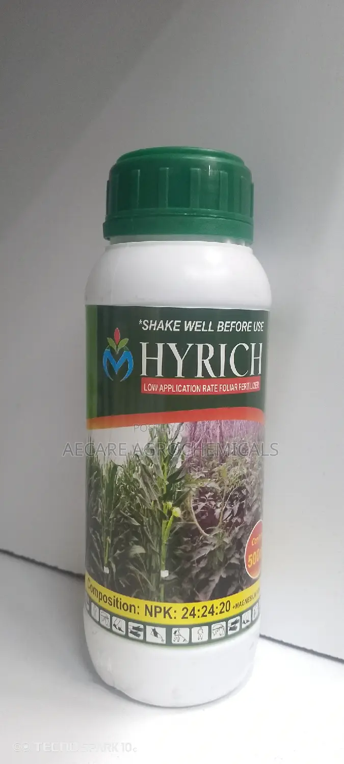 Hyrich Foliar Fertilizer NPK 24:24:24 + Te 500 ML