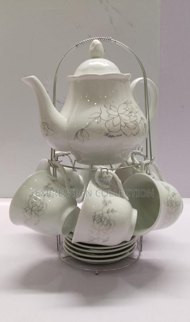 14pc Porcelain Ceramic Tea Set - main view