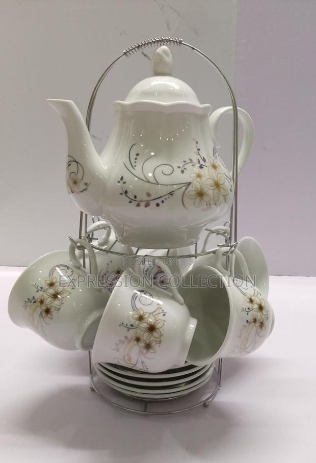 14pc Porcelain Ceramic Tea Set - thumbnail 4