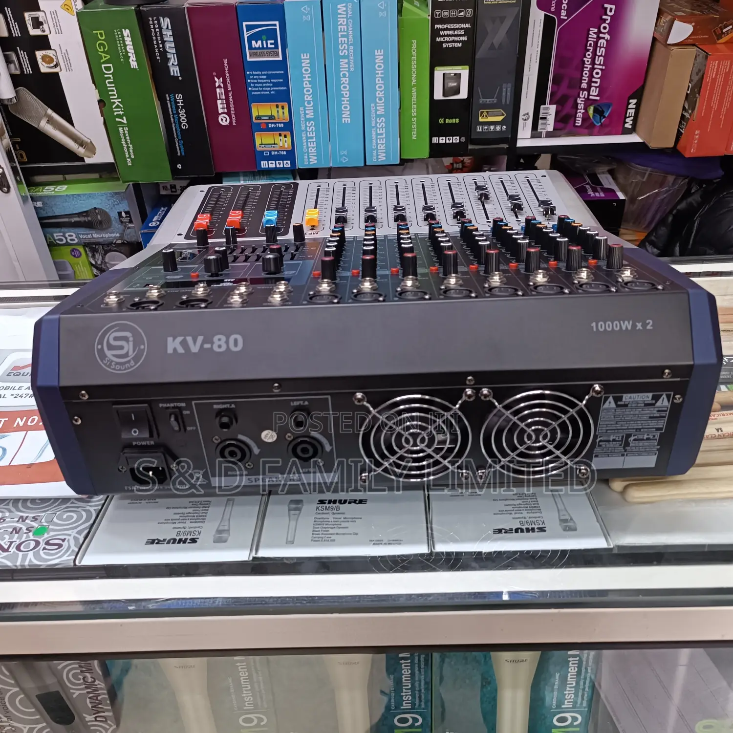 Si Sound KV80 Powered Mixer
