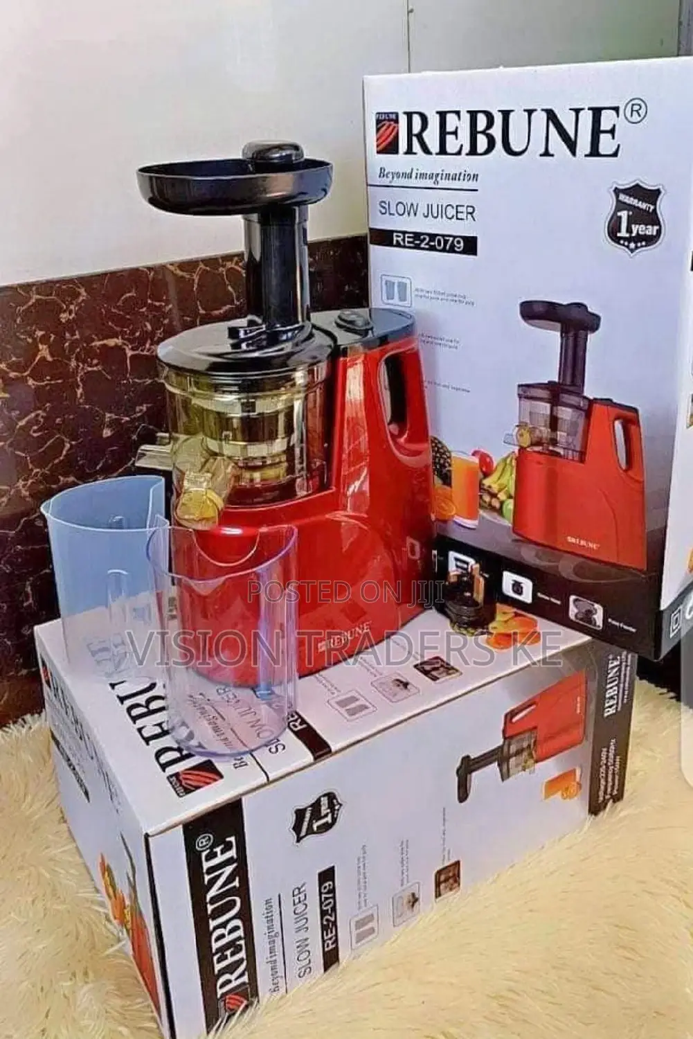 Rebune RE-2-079 Slow Juicer 1 Year Waaranty