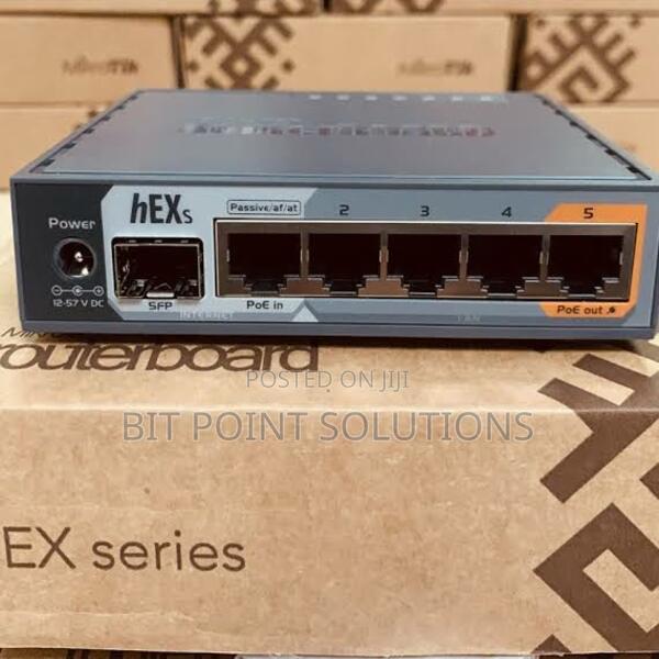 Mikrotik Hex S Rb760igs Router Sfp Port And Poe Output