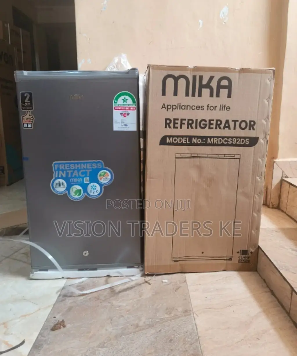 Mika Fridge 92l Single Door Direct Cool,Dark Silver-Mrdc92ds