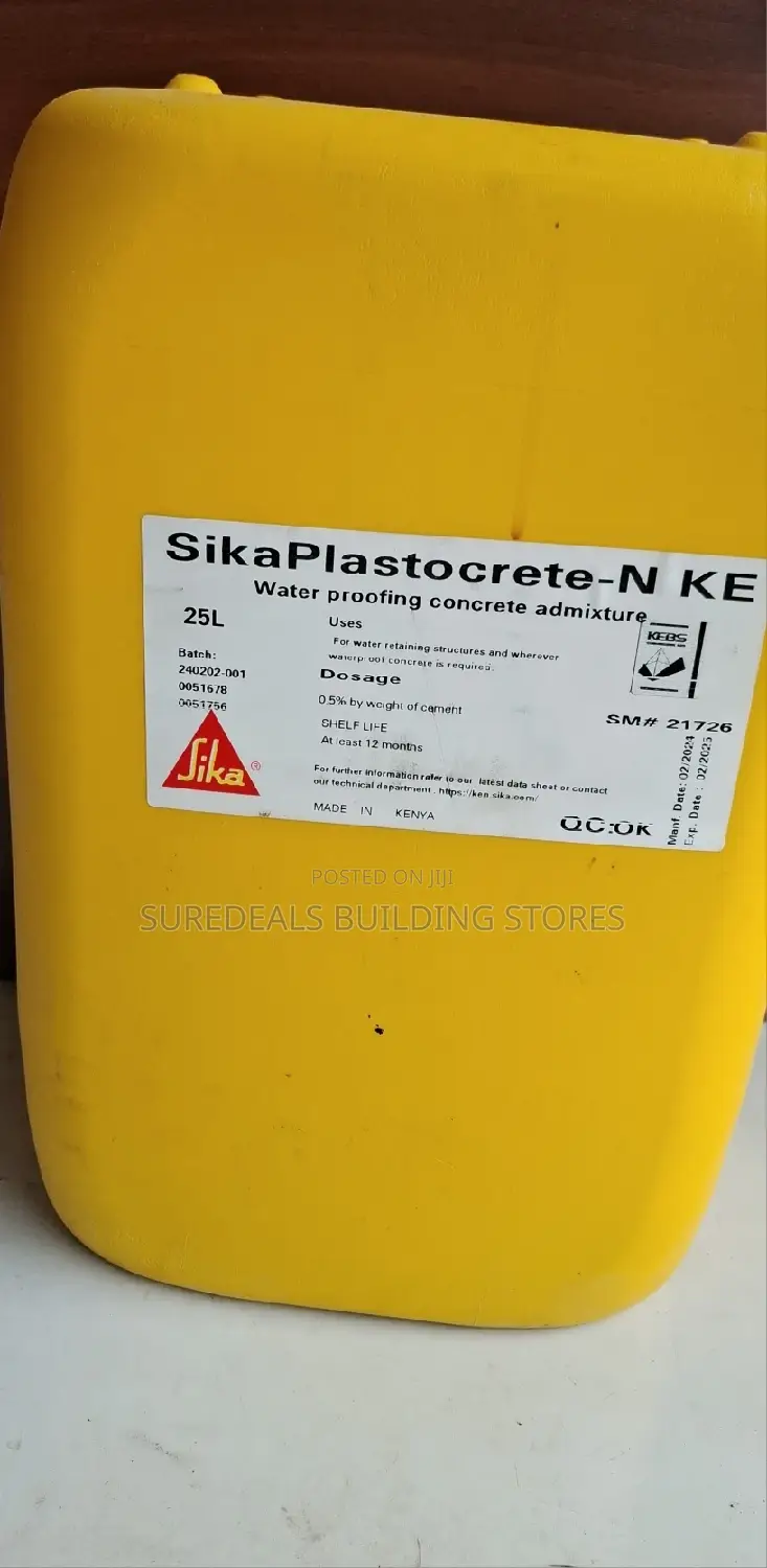 SIKA Plastocrete N(Waterproofing Concrete Admixture) 25ltrs