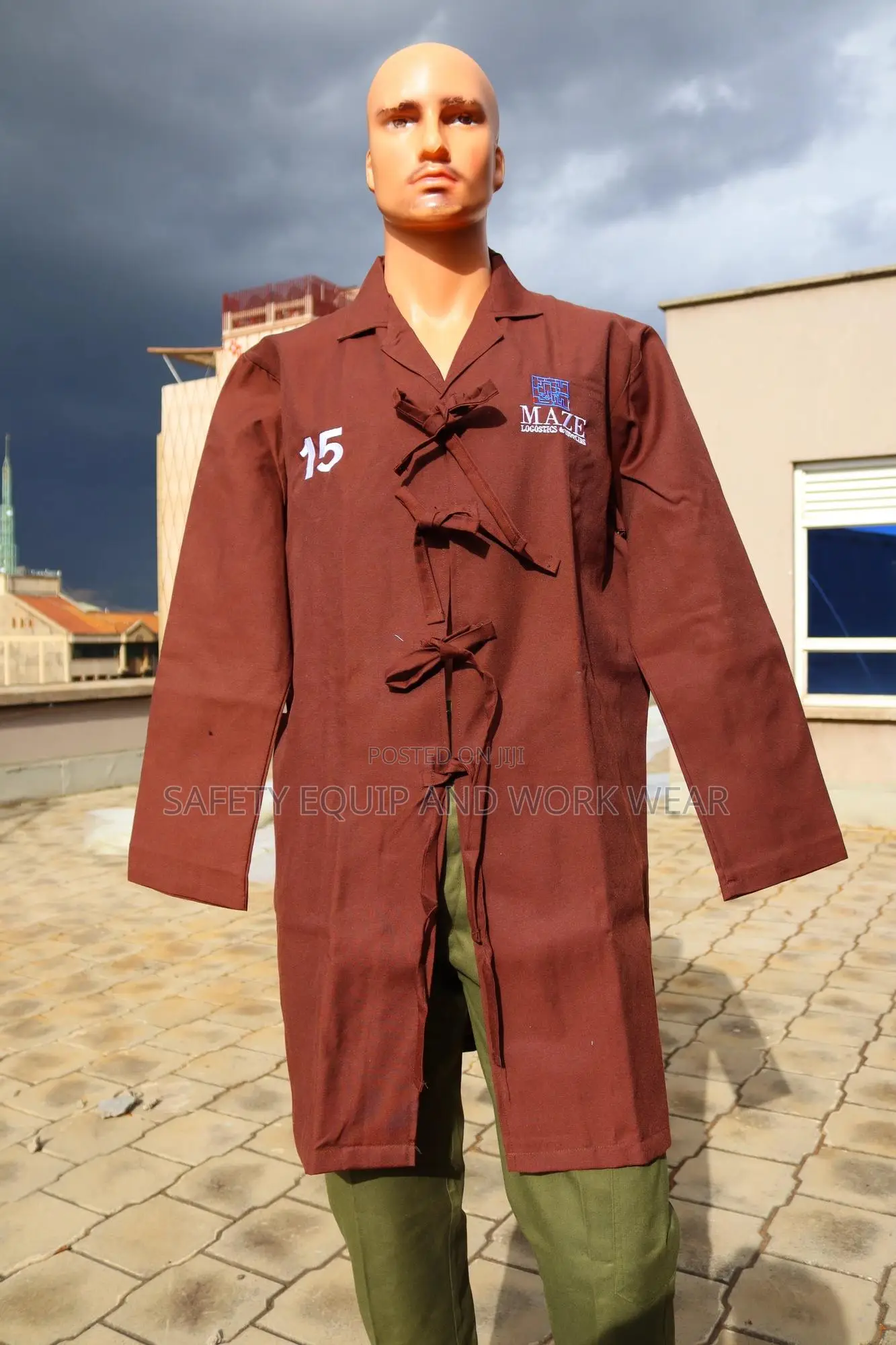 Brown Food Handling Dust Coats