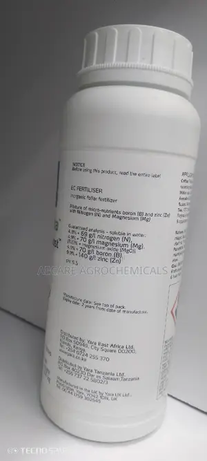 Yara Vita Power Boost (Bo, Zn, N, Mg) Foliar Fertilizer 1L