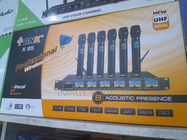 6 in 1 Wireless Microphone BNK- X85 6mics 1 Receiver - main view