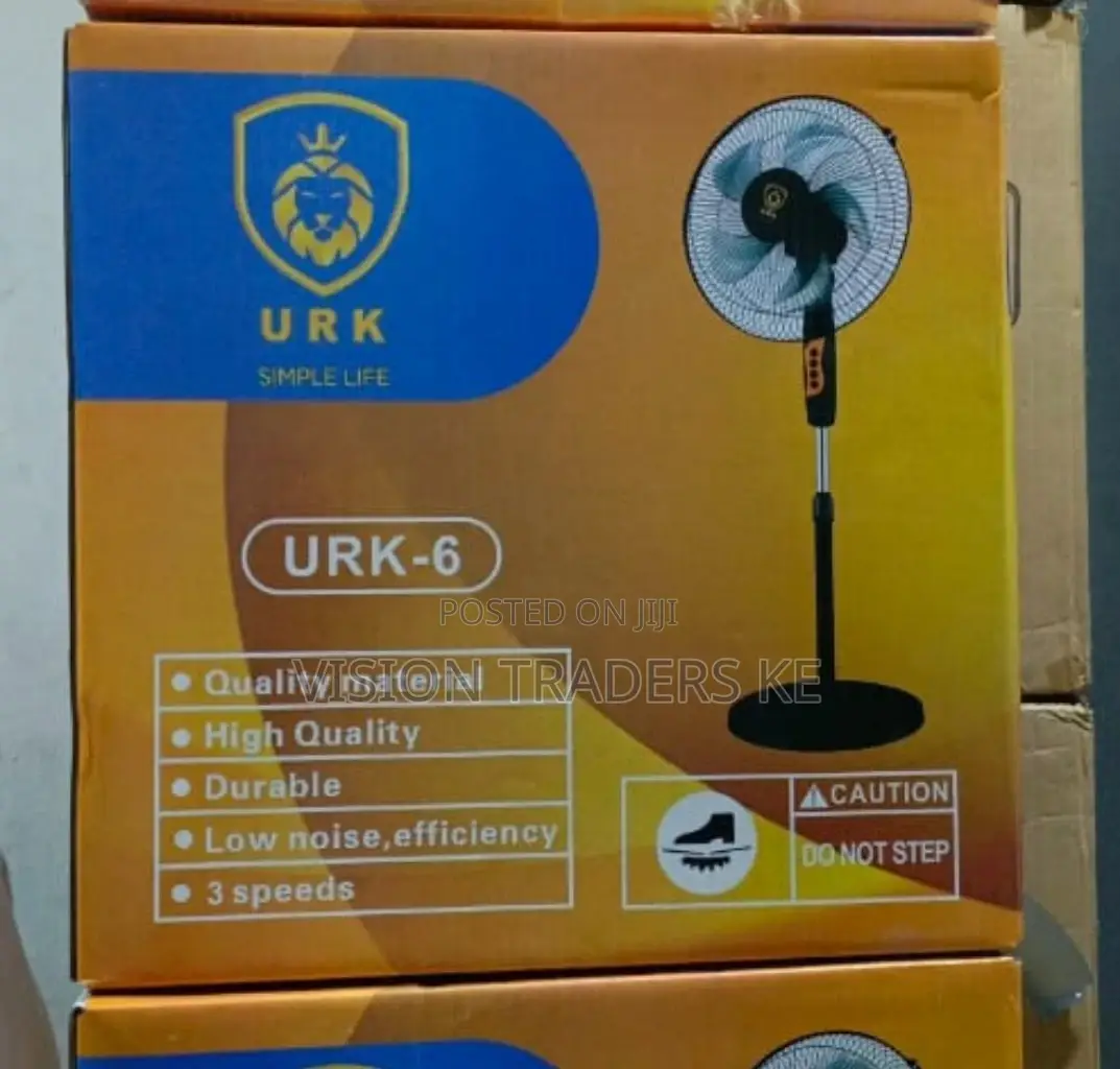 URK 16" Modern Standing Quiet Fan to Cool Your Surrounding