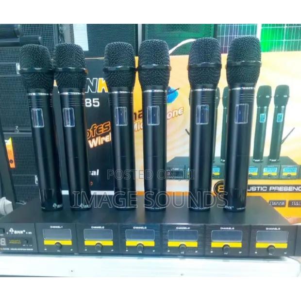 6 in 1 Wireless Microphone BNK- X85 6mics 1 Receiver - thumbnail 3