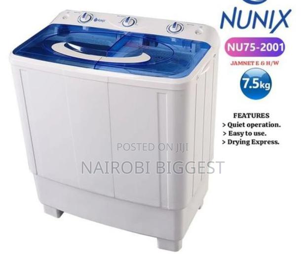 Nunix 7.5kgs Twin Tub Washing Machine - main view