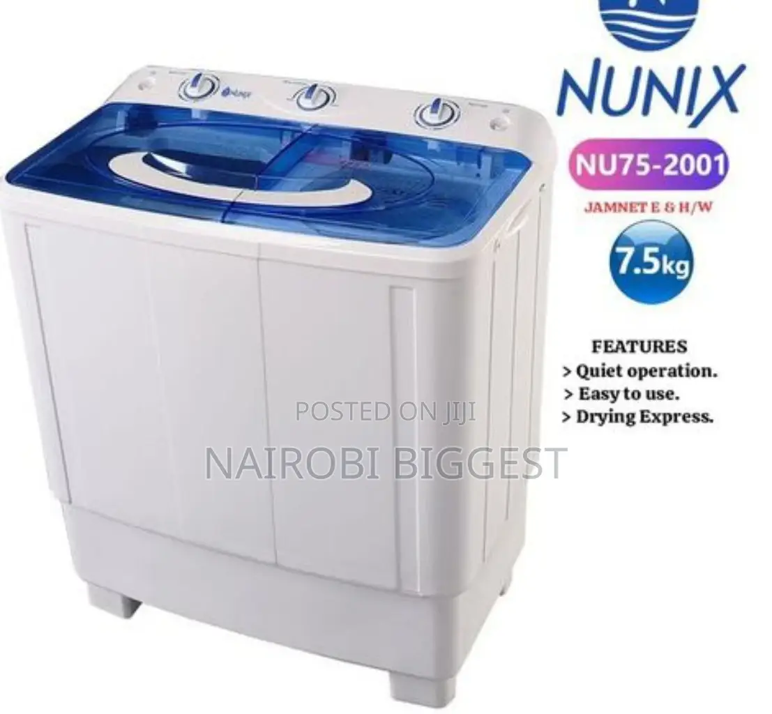 Nunix Classic 7.5kgs Twin Tub Washing Machine