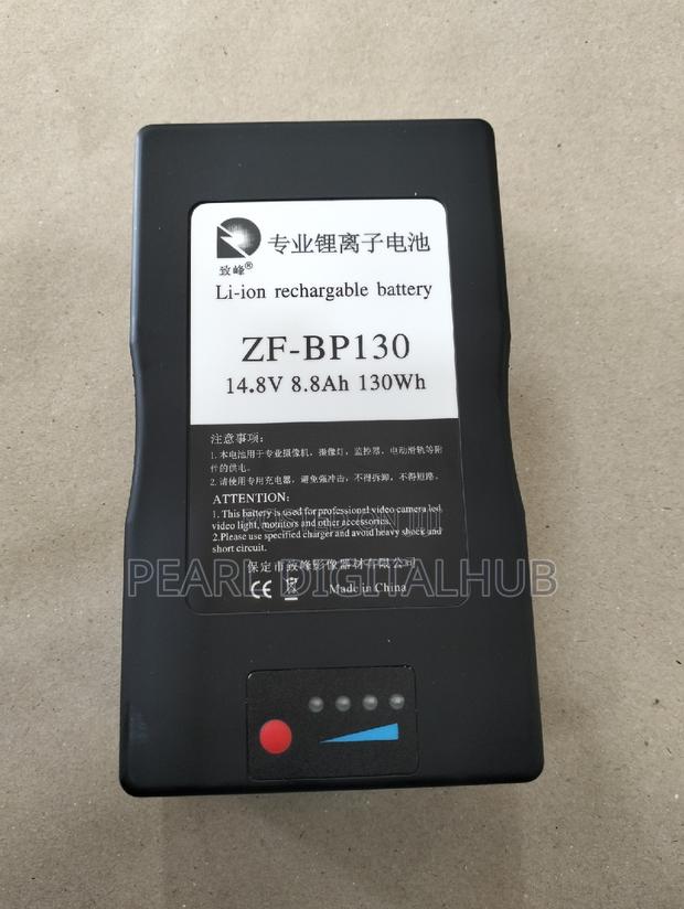 Zf -Bp 130 Lion Rechargeable Battery +V Mount Charger