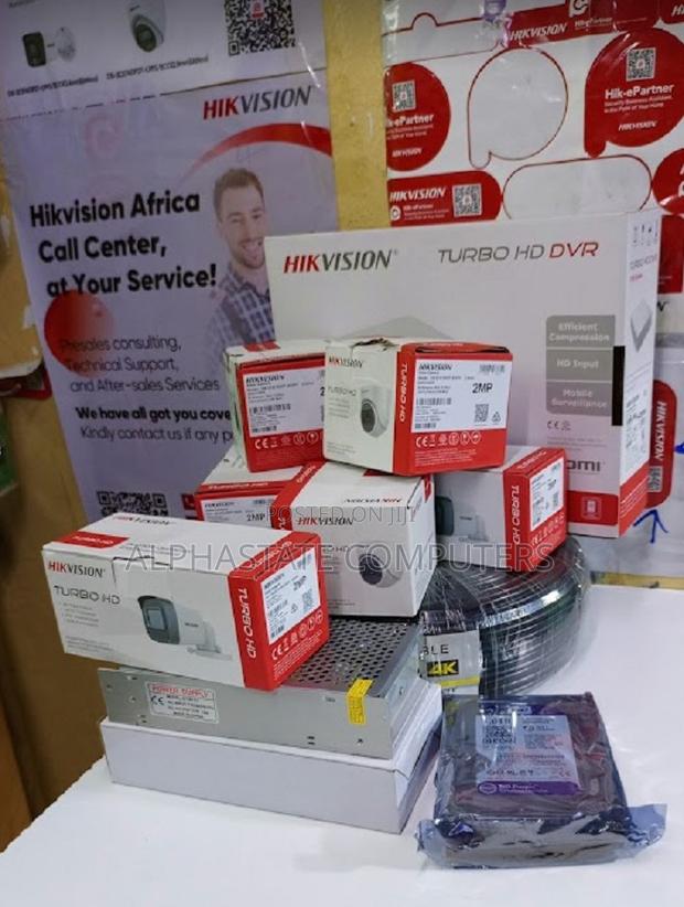CCTV Full Kit Security 4 CCTV Cameras Full Kit.Hikvision*