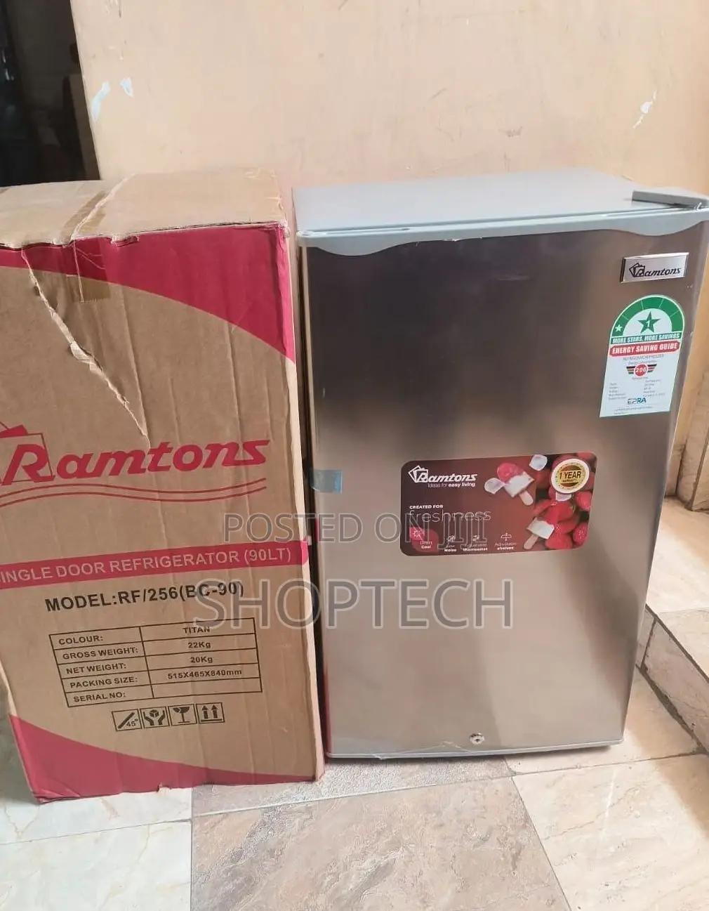 Ramtons Single Door Refrigerator Fridge