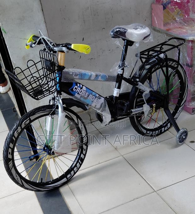 Size 20" Kids Bike Black in Colour