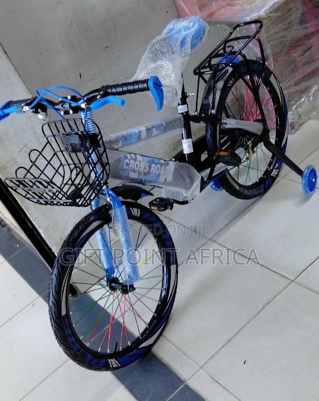 Size 20" Kids Bike Blue in Color