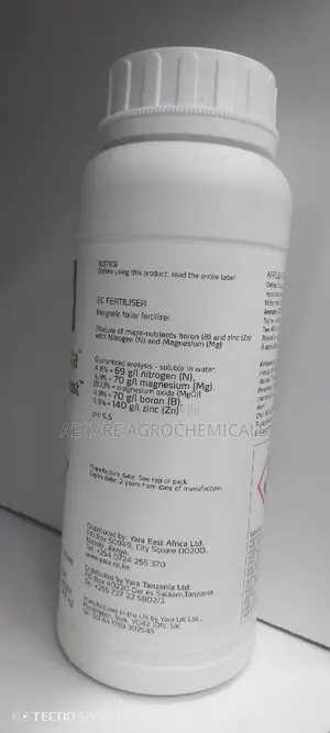 Yara Vita Power Boost (Bo, Zn, N, Mg) Foliar Fertilizer 1L