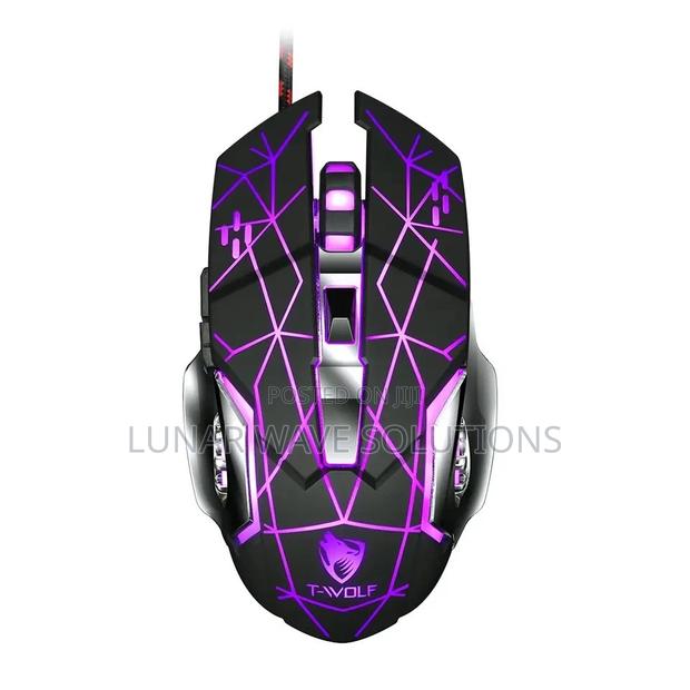 One Hand Gaming Keyboard and Mouse. Backlit Ergonomic - thumbnail 3