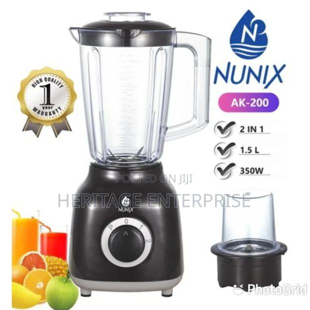 Blender,2 in 1 With Grinder Machine AK-200 BLACK - main view