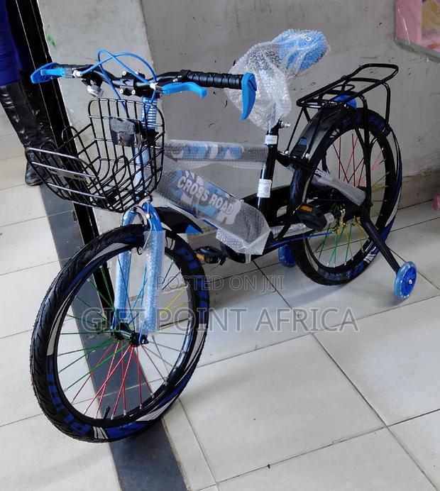 Size 20" Kids Bike Blue in Color