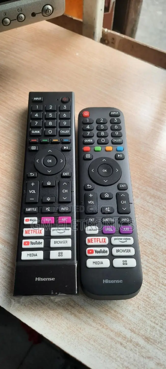 Original Hisense a Series Replacement Remotes.