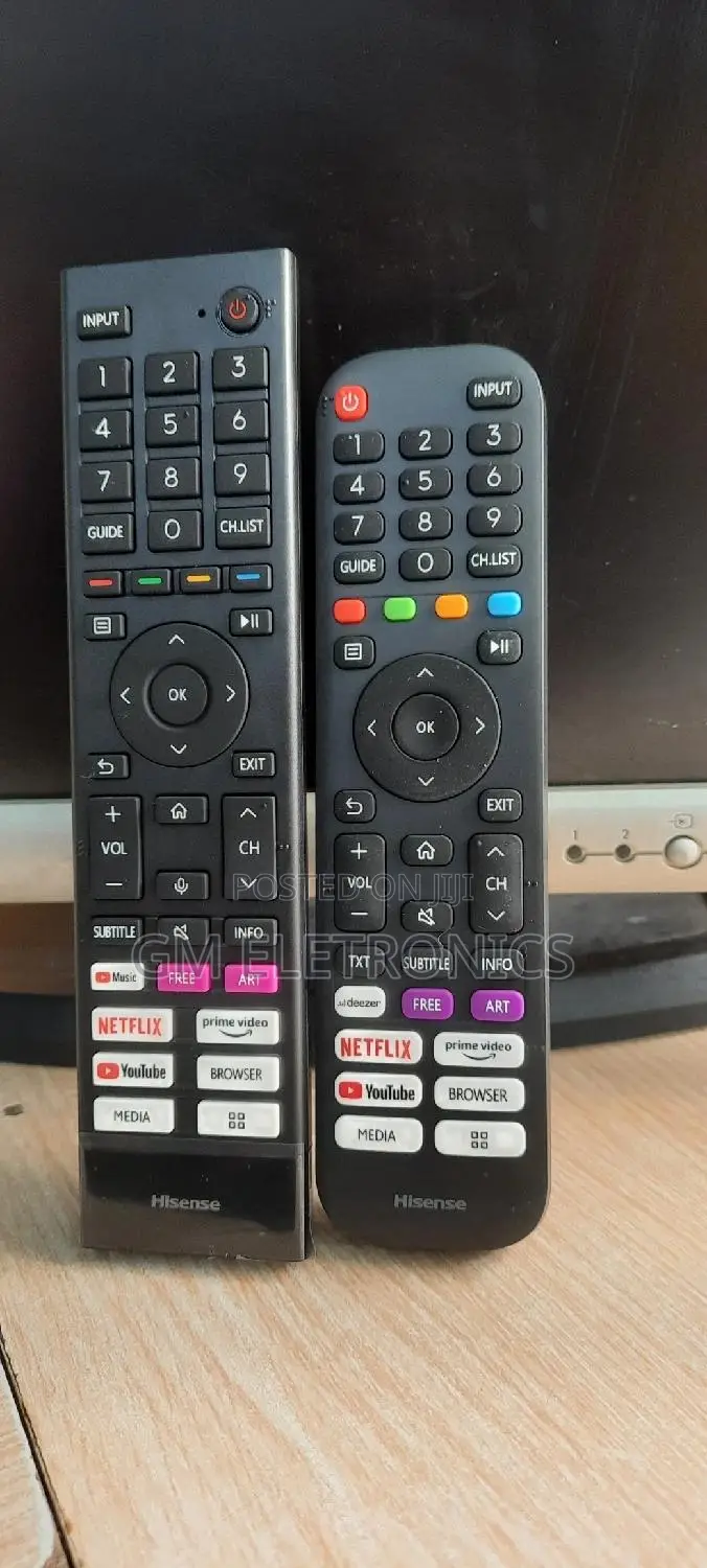 Original Hisense a Series Replacement Remotes.