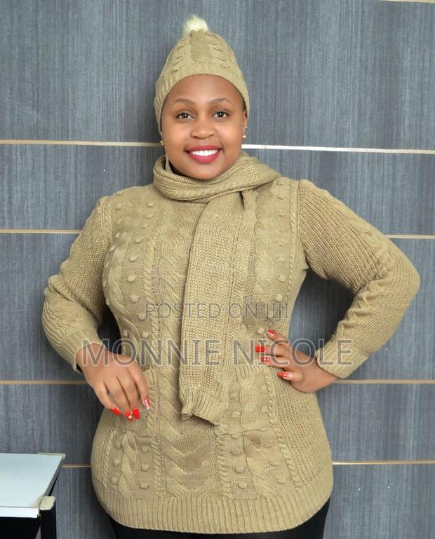 Winter Sweater With Hats Scarf - thumbnail 3