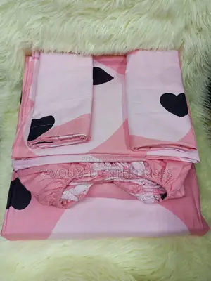 6*7 Pattern Cotton 2 Bedsheets,4 Pillowcases