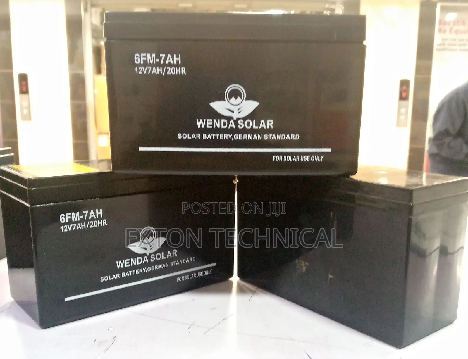 7AH Wenda Battery 6fm- 7AH Solar Battery