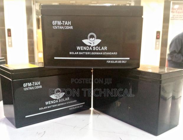 7AH Wenda Battery 6fm- 7AH Solar Battery