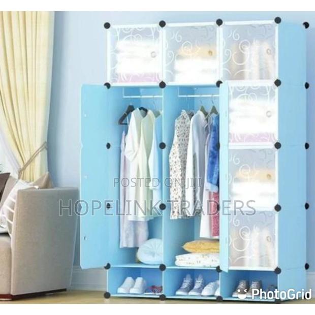 Wardrobe,Plastic Wardrobes 3 Column - main view