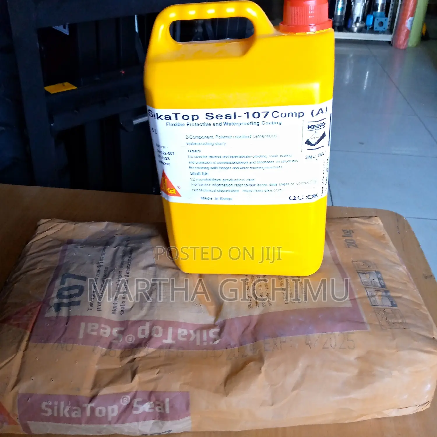 Sika Topseal 107,25kgs and 5 LTRS