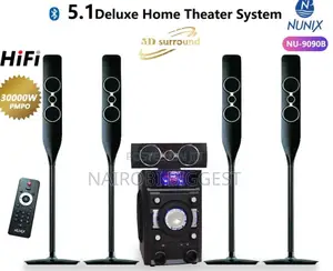Nunix Nu-9090b 5.1 Woofer/Mini Home Theatre Speaker System