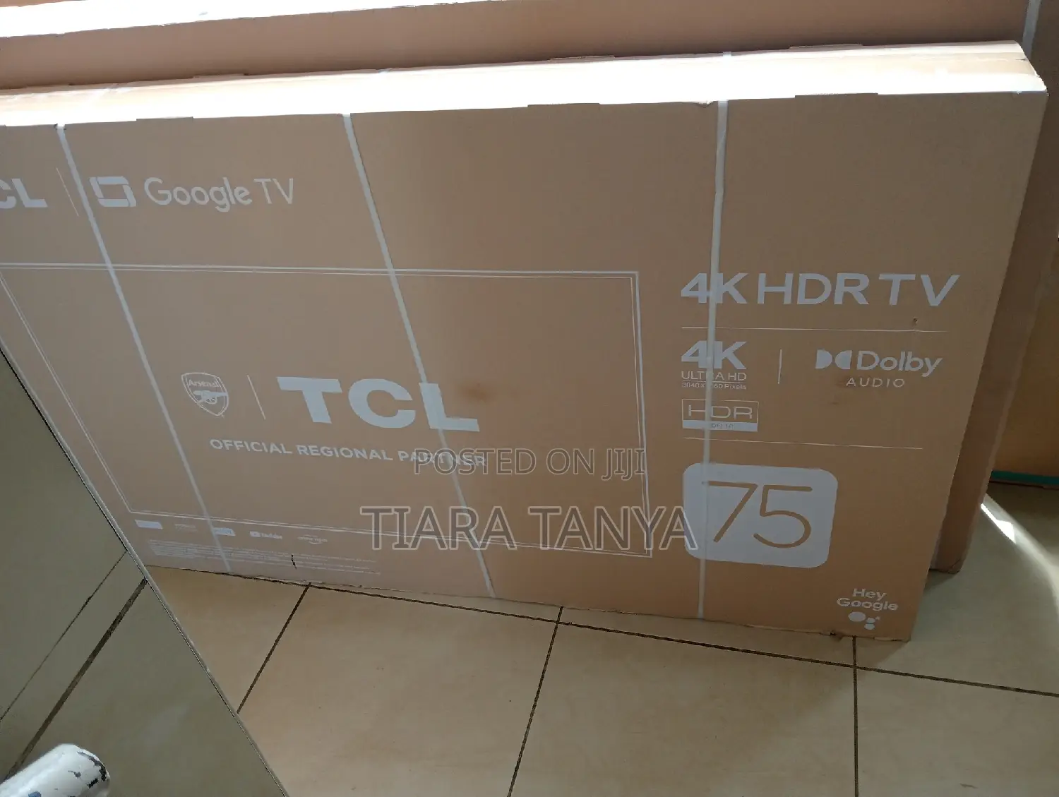 TCL 75P635 HDR Google TV