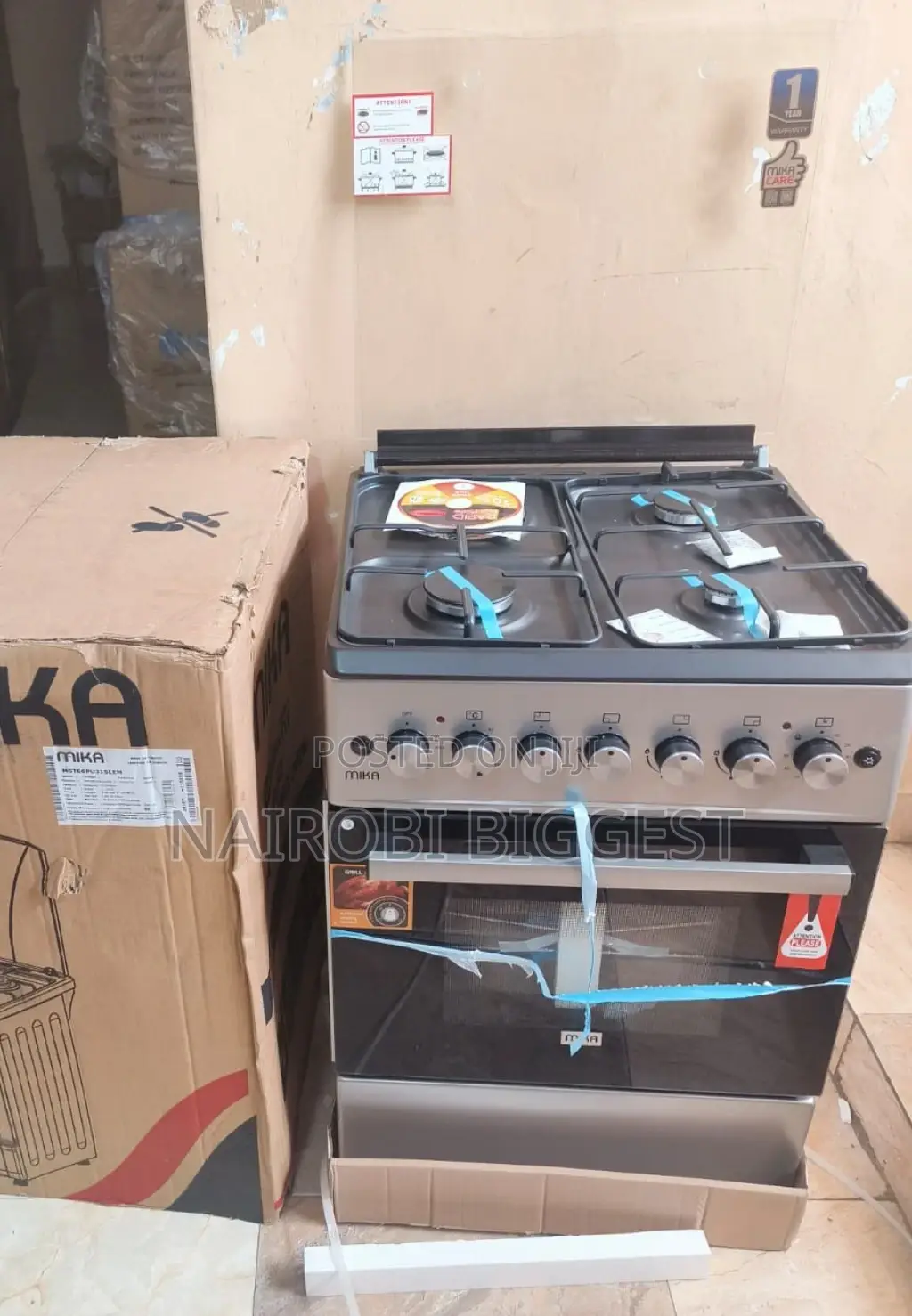 Mika 60×60: 3+1 Standing Cooker