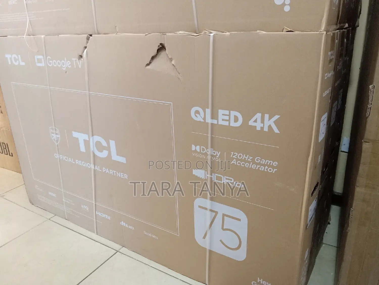 TCL 75" Smart Qled Uhd TV